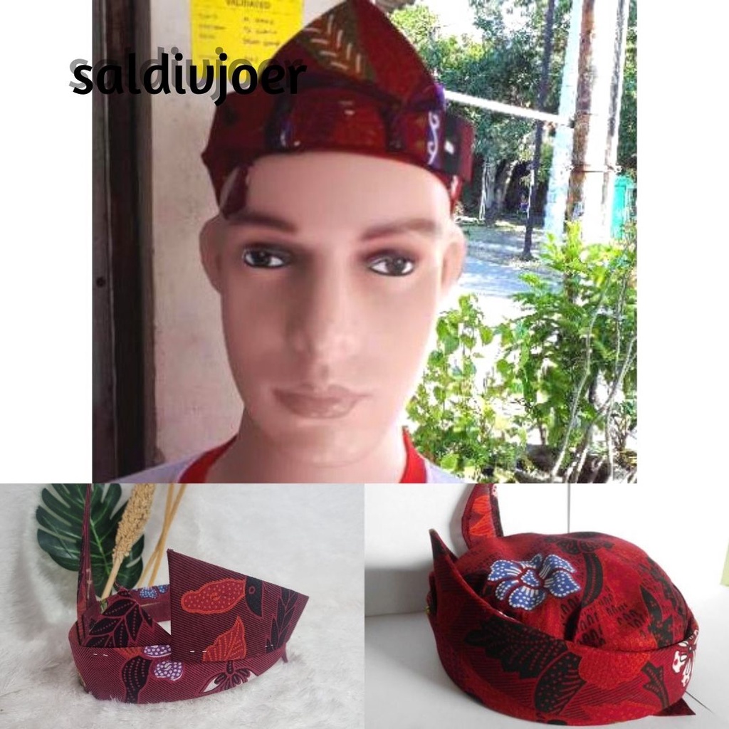 COD / Udeng cak surabaya / blangkon surabaya / blangkon madura / Udeng odeng madura segitiga instan 