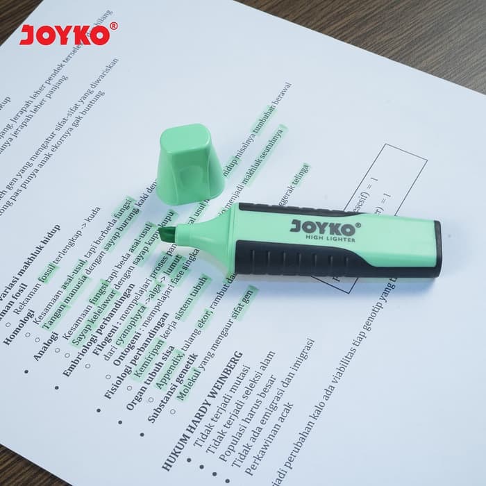 Highlighter / Penanda Berwarna Joyko HL-11 HL11 Pastel Green