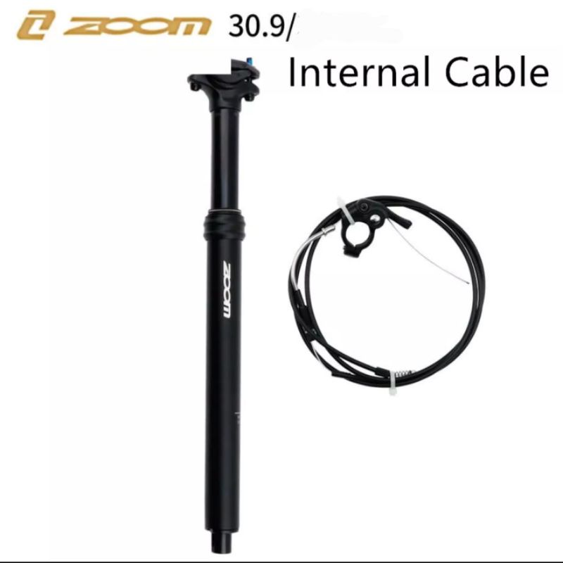 Zoom Dropper Seatpost 30.9 mm Internal Cable Seatpost Sepeda Remote Kabel Dalam