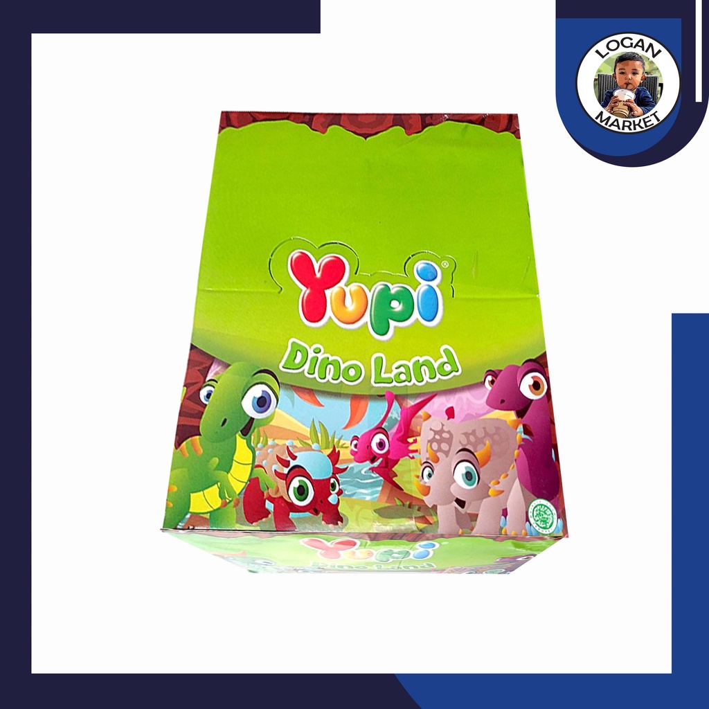 Permen Yupi Dino Land Box Isi 24Pcs 24 Pcs