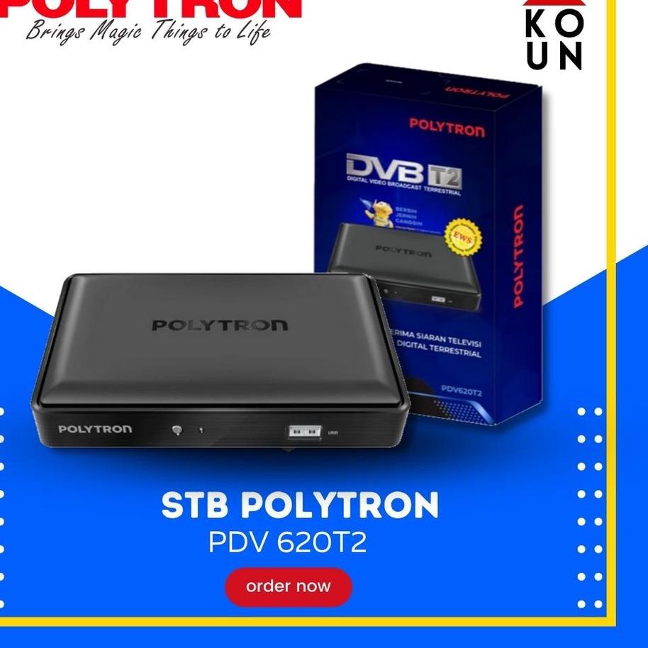 Promo STB MATRIX APPLE MERAH / DVB T2 Set Top Box Polytron PDV 620T2 / PDV 600T2 / PDV 600 T2  / Pol