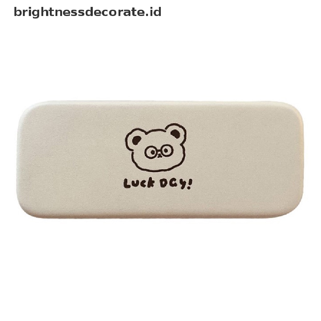 [Birth] 1pc Lucu Motif Kartun PU Portable Glasseswear Glasses Case Kotak Penyimpanan Kacamata [ID]