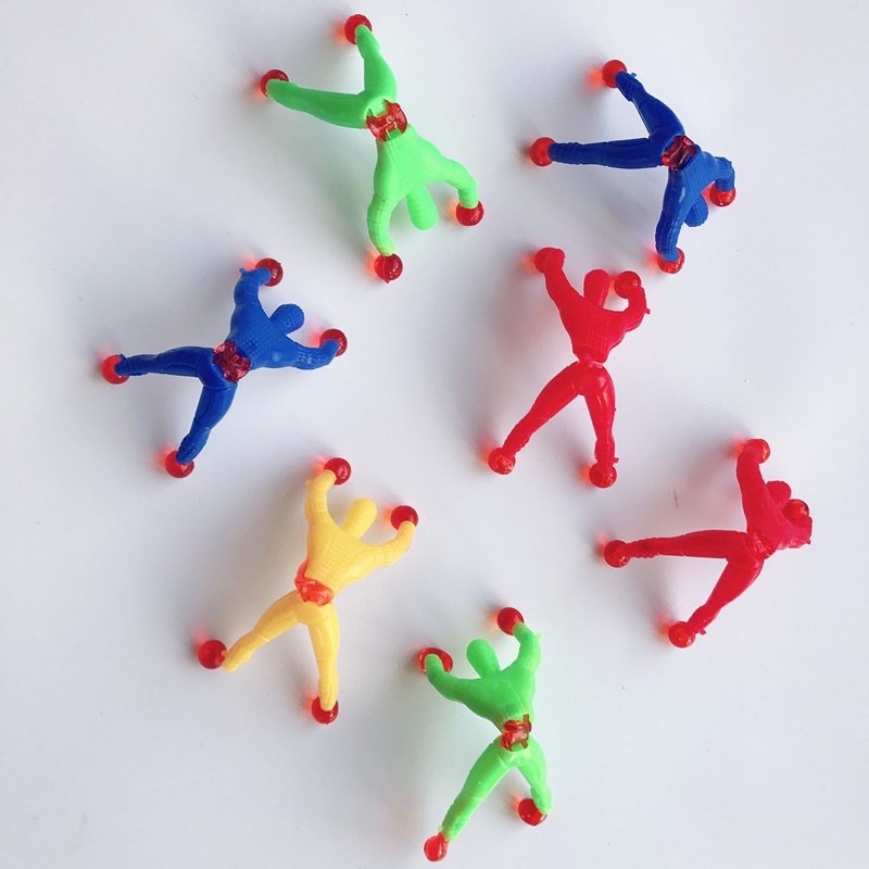 1pc Mainan Spidermen Memanjat Dinding Lengket - Spiderman Panjat Dinding Elastis Untuk Hadiah Anak - Mainan Anak Viral
