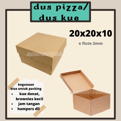 

(min order 10 pcs)Kotak / Dus / Boks Kue Bolu Donat Puding Baju Ecer 20x20x10cm