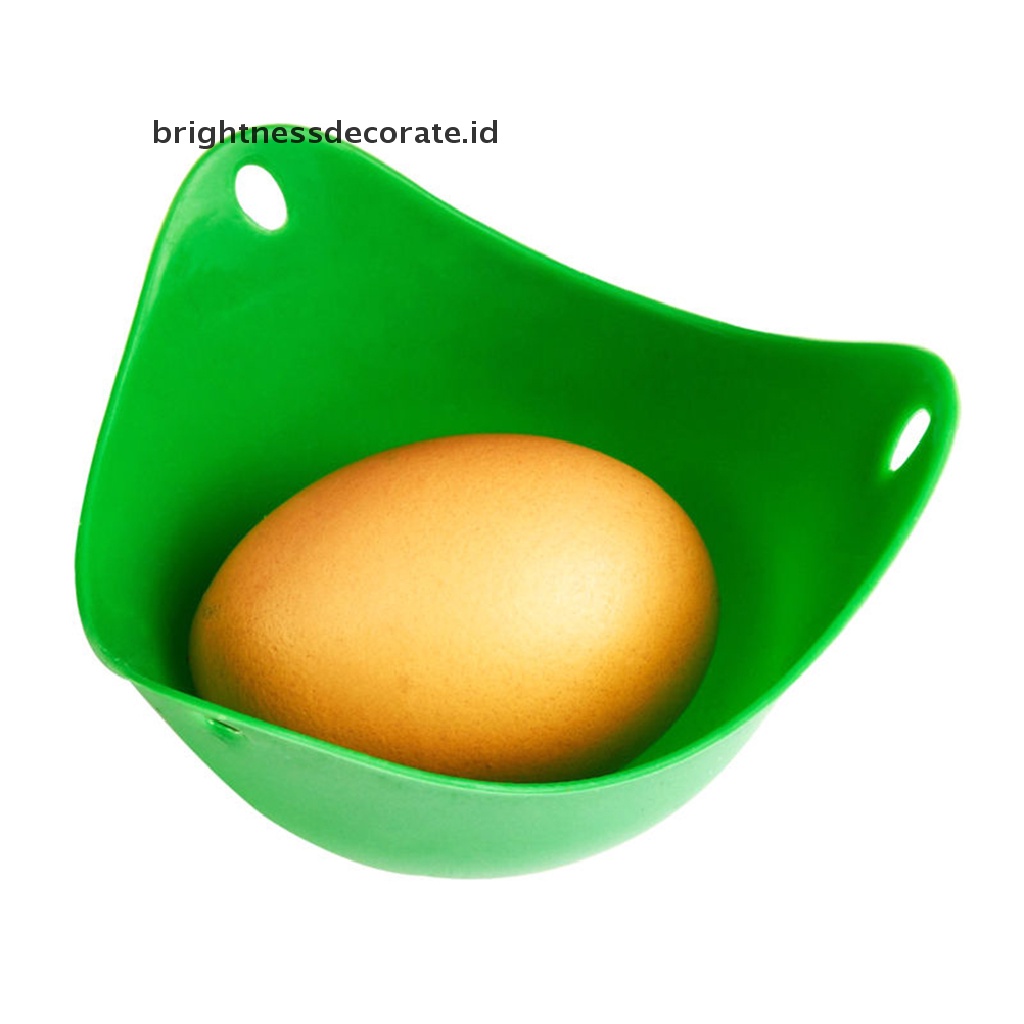 [Birth] 1pc Silikon Egg Poacher Cook Poach Pods Peralatan Masak Dapur Poached Baking Cup [ID]