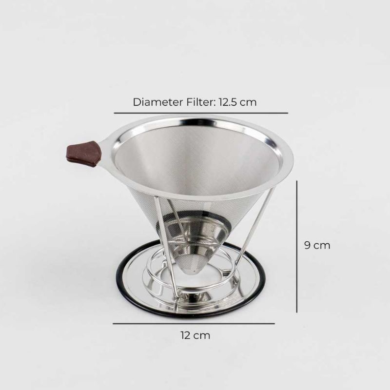 One Two Cups Filter Penyaring Kopi V60 Double Layer Large