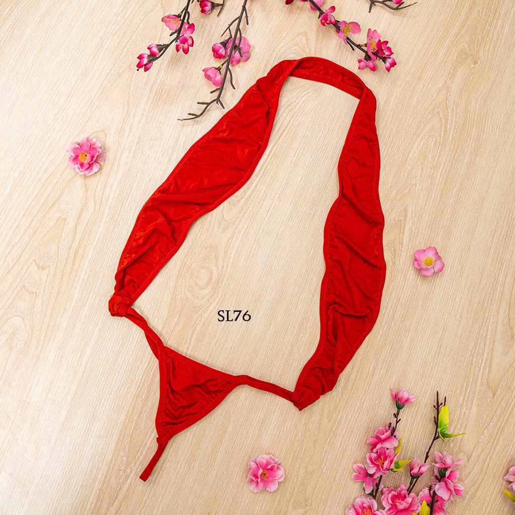 [PRODUK TERBARU] BAJU TIDUR WANITA DEWASA KAIN MERAH SEKSI LINGERIE SEXY SL76