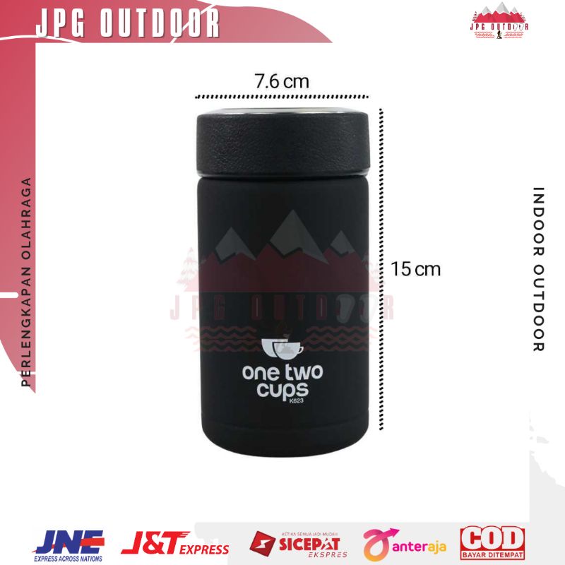 Botol Minum Thermos Mini Stainless Steel 400ml Travel Outdoor Portable