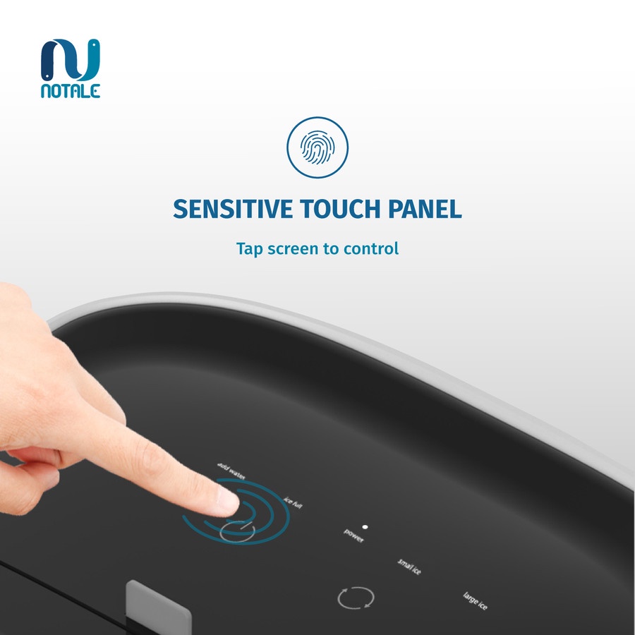 NOTALE ICE MAKER MESIN PEMBUAT ES BATU RUMAH CAFE KANTOR 15KG PER HARI