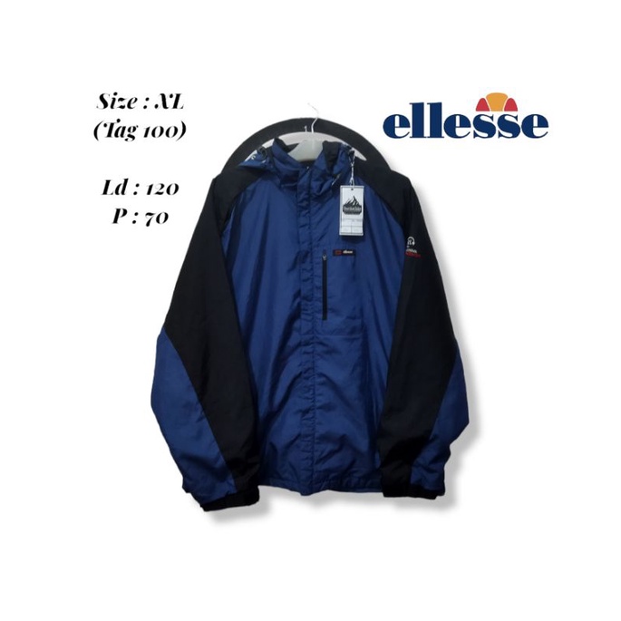 jaket outdoor second ellesse size xl
