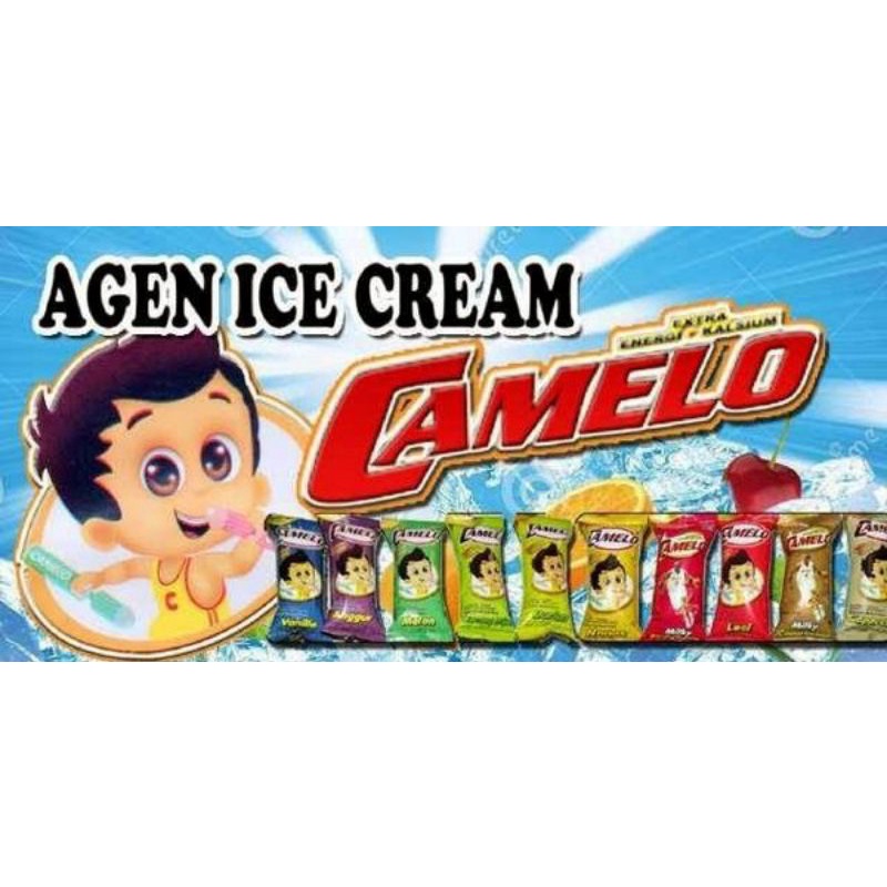 

Bubuk es cream Camelo 12 renteng