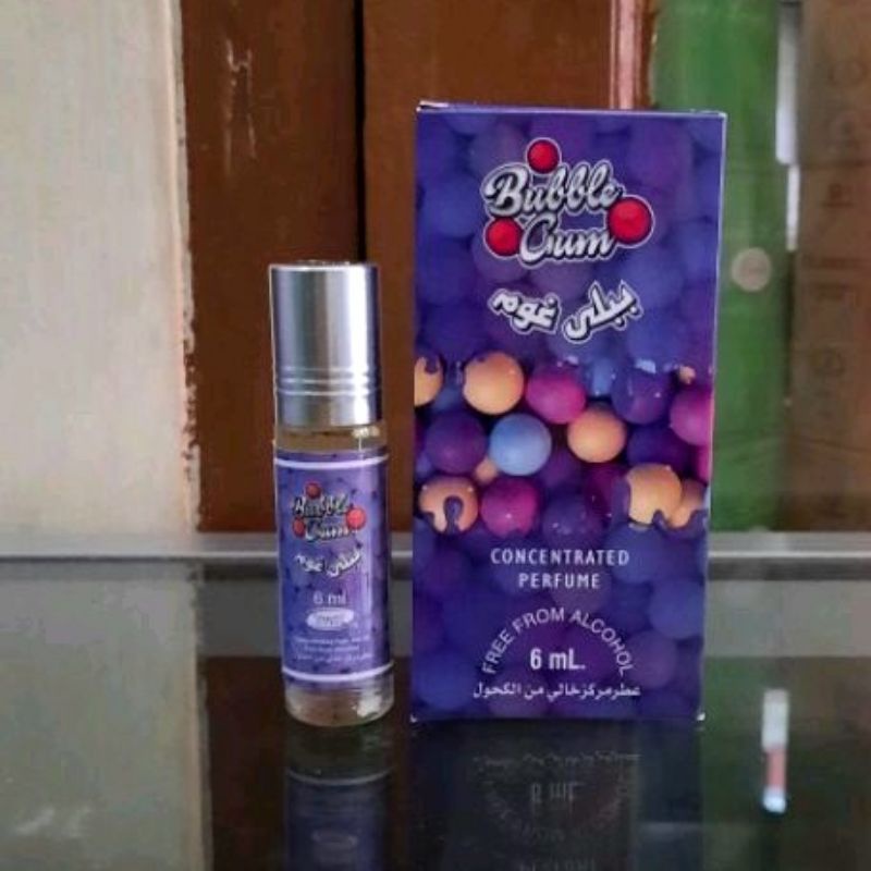 BUBBLE GUM Parfum DOBHA 6ml Minyak Wangi Roll On Non Alkohol