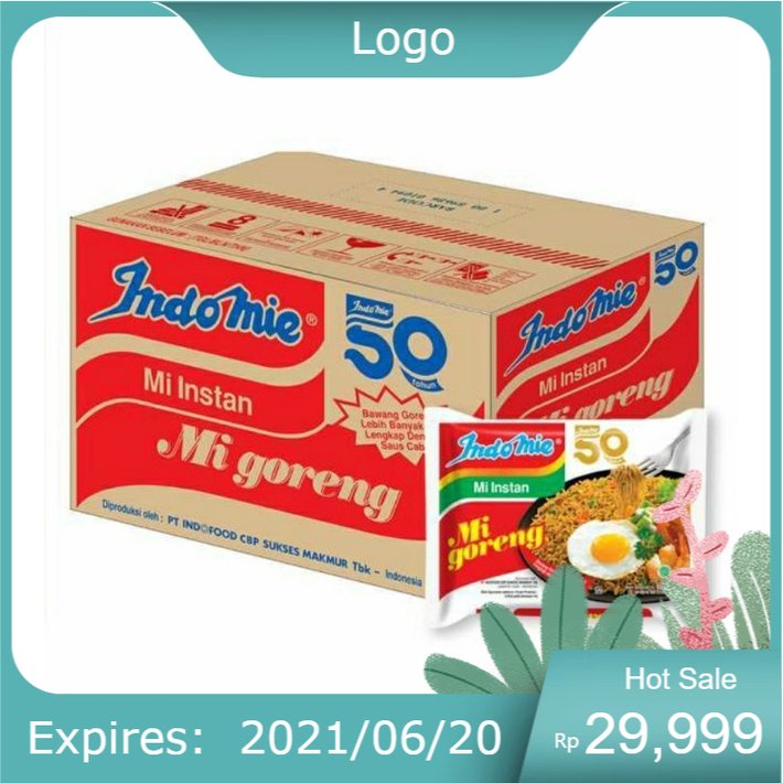

INDOMIE GORENG INSTAN 1 DUS