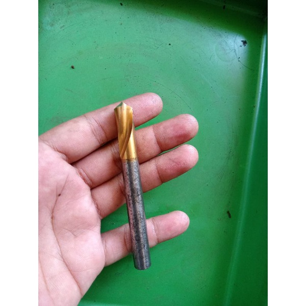 NC spot drill 10 x 120° NC drill spot drill 10mm x 120 derajat bekas siap pakai