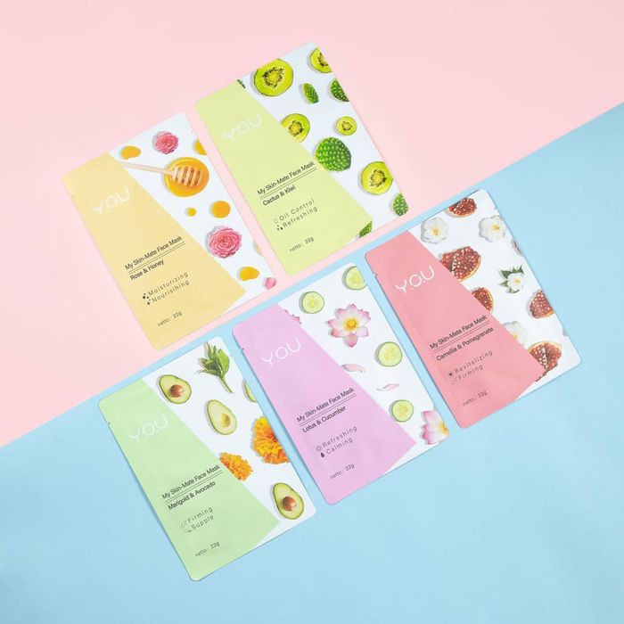 𝐑𝐀𝐃𝐘𝐒𝐀 - YOU Bubble Sheet Mask / Sheet Mask Buah | Masker Wajah