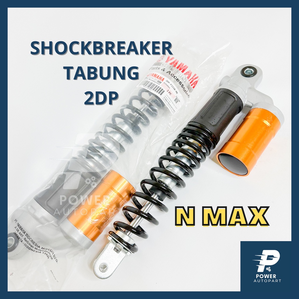 SHOCKBREAKER TABUNG YAMAHA MOTOR NMAX, N MAX KUALITAS ASLI ORIGINAL SHOCK SOK BELAKANG - 2DP