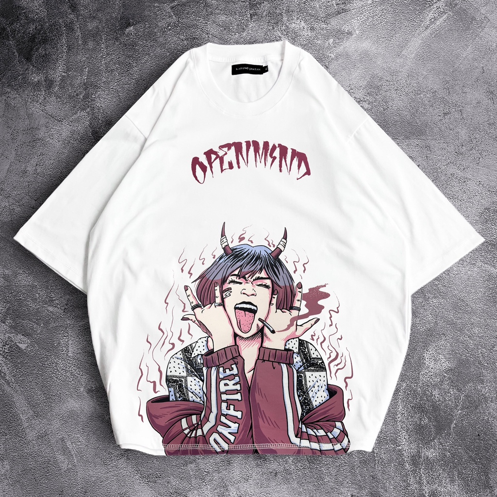 [Oversize] BAJU KAOS OVERSIZE / OVERSIZE T-SHIRT &quot;open mind&quot;