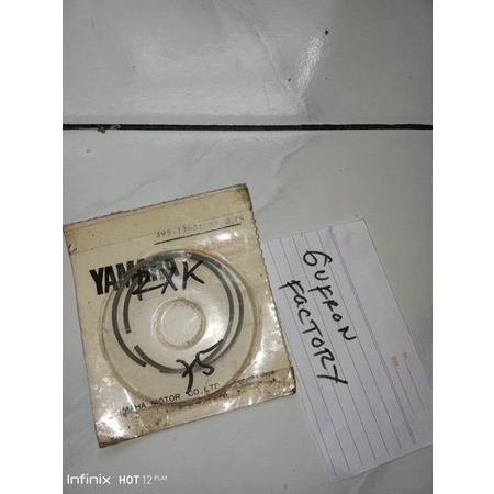 ring piston RX king os75 original Japan