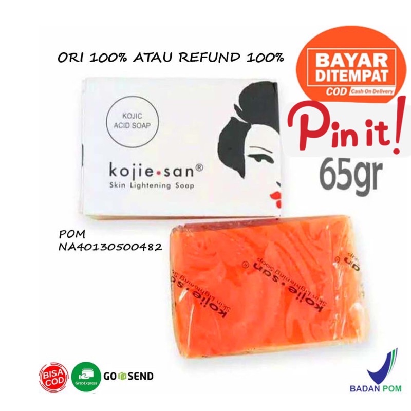 REAL INSTANT TERCEPAT GRATIS ONGKIR JAMIN ORI 1000% {COD Medan Termurah} ORIGINAL 100% SABUN KOJIESAN ACID SOAP- SABUN KOJIE SAN 65gr