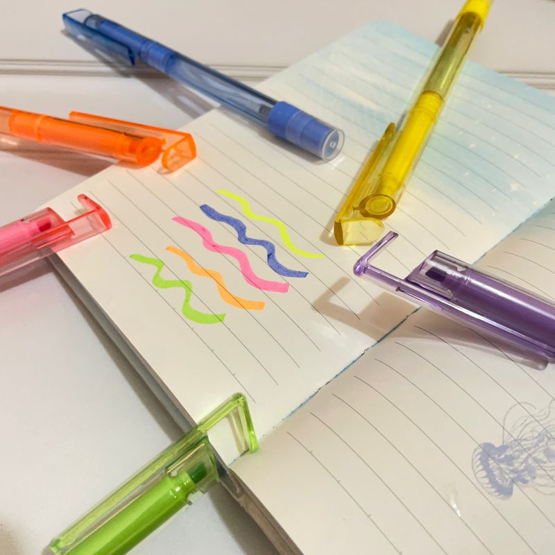 

Highlighters stabilo multifungsi serbaguna warna warni lucu
