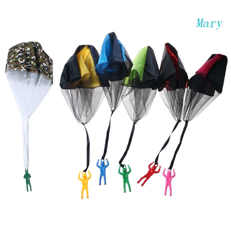 Mary Hand Throwing Parachute Toy Launching Soldier Mainan Terbang Permainan Keluarga Party Favor Set Outdoor Anak Aktivitas Mainan