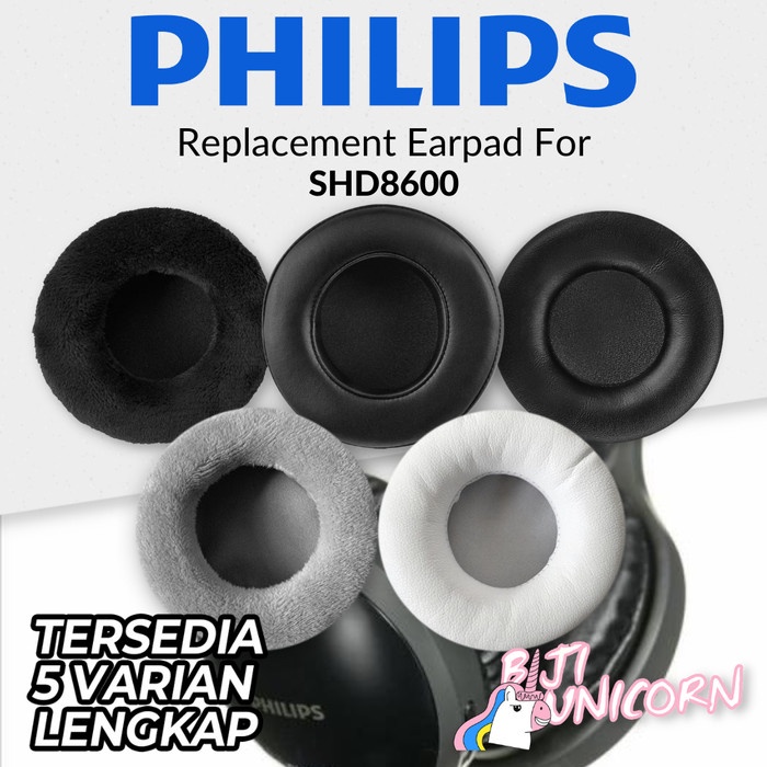 Earpad Earcup Ear Cushion Phillips SHD8600 SHD 8600 Busa Foam Bantalan