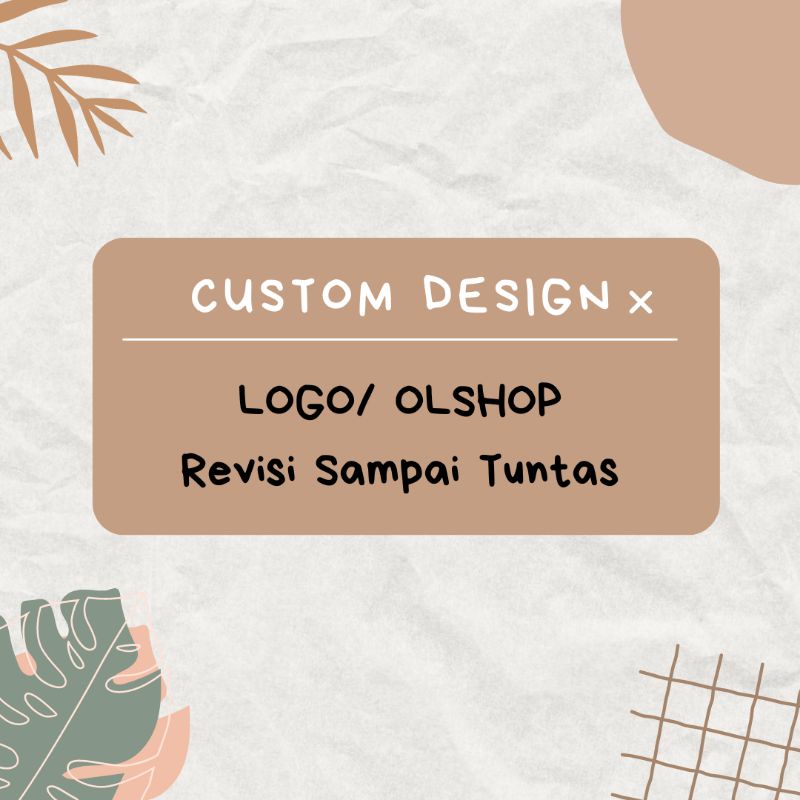 

Custom Desain Logo Olshop Murah Karakter
