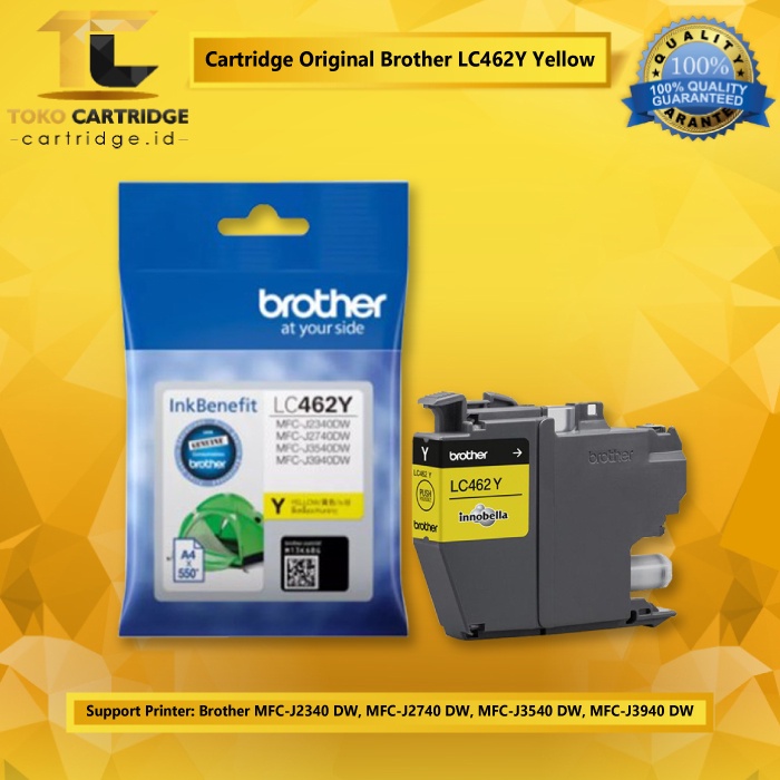 Cartridge Original LC462 LC 462 MFC J2510 MFC J3520 MFC J3720