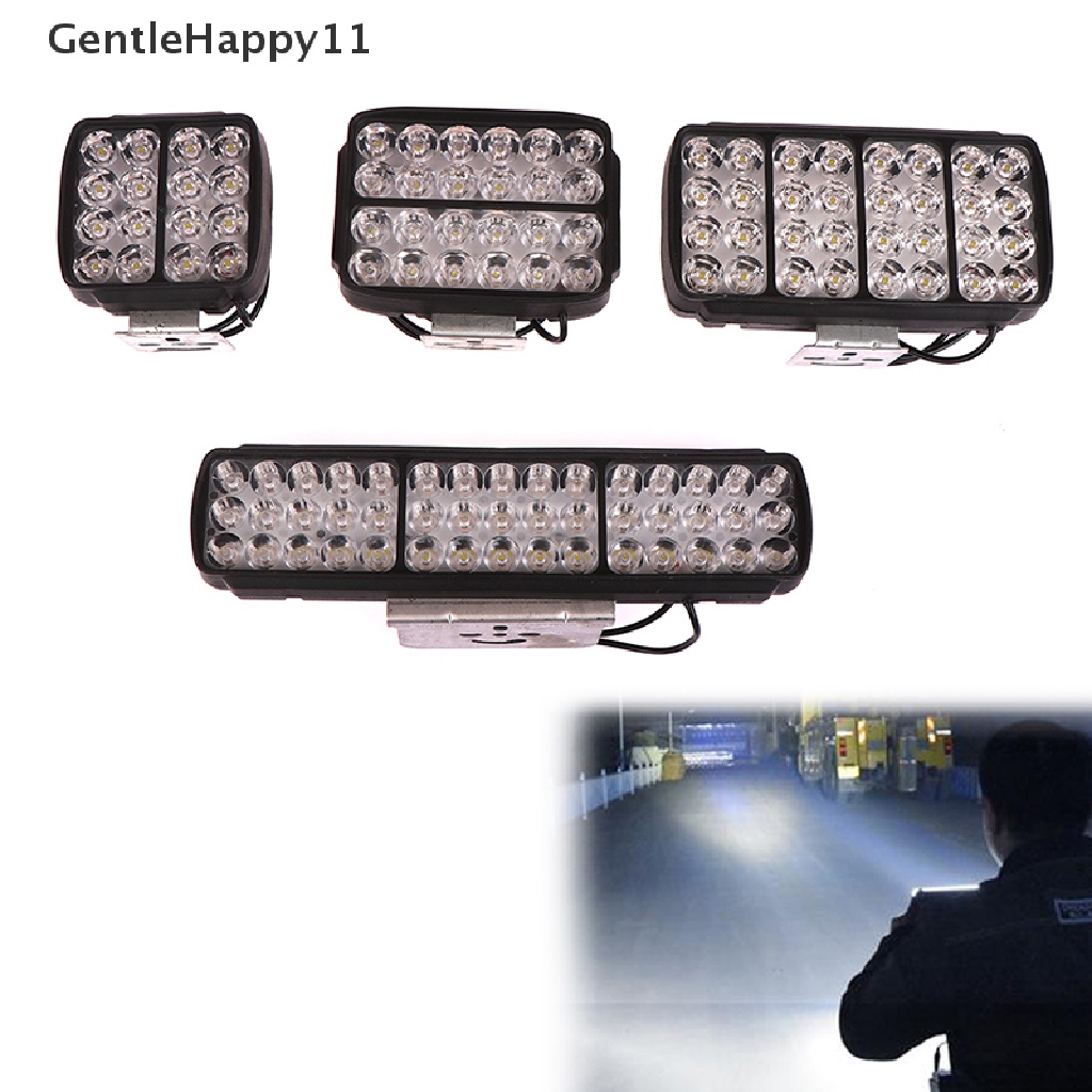 Gentlehappy 1pcs Lampu Depan Motor 12V-100V Motor Spot Head Light16 24 32 36 led id