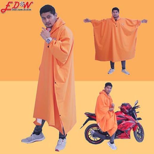 Jas Hujan Edelweiss Ponco Poncho Kalong Kelelawar Batman Lengan Kualitas Premium