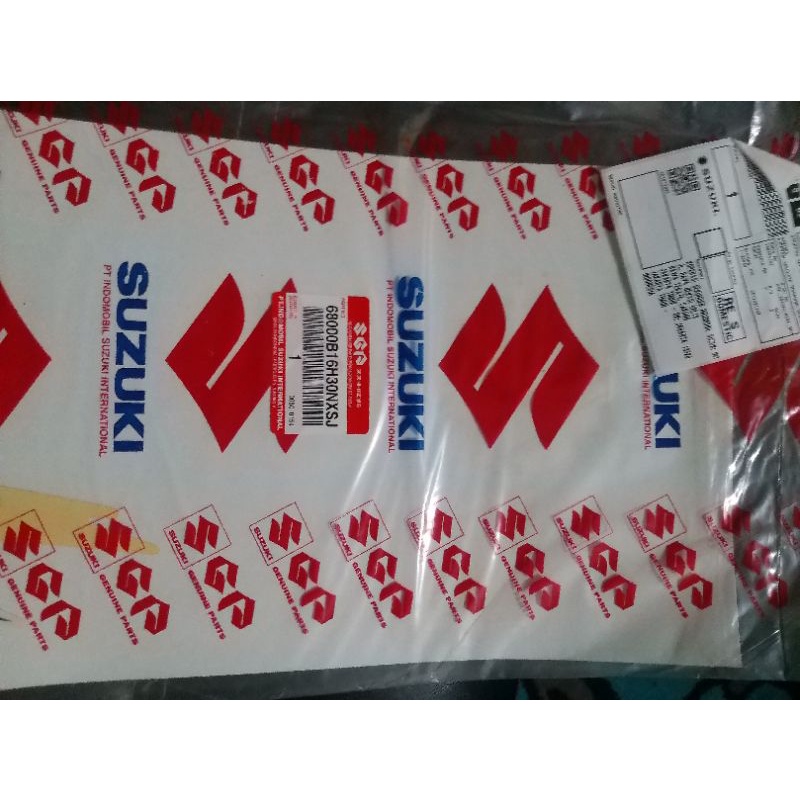 Striping set shogun SP Fl 125 cc sgp hitam putih 2008