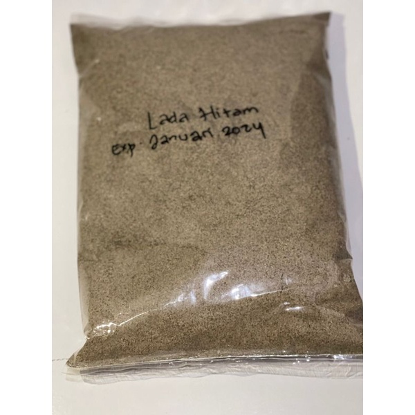 

LADA HITAM BUBUK/BLACK PEPPER 500 GRAM/MURAH