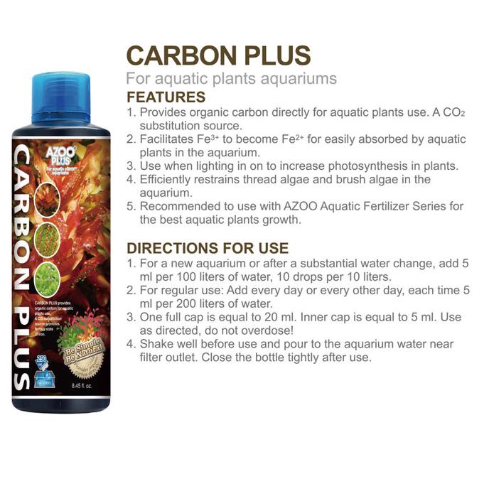 AzooPlus Carbon Plus 120ml Carbon Dosing Aquascape
