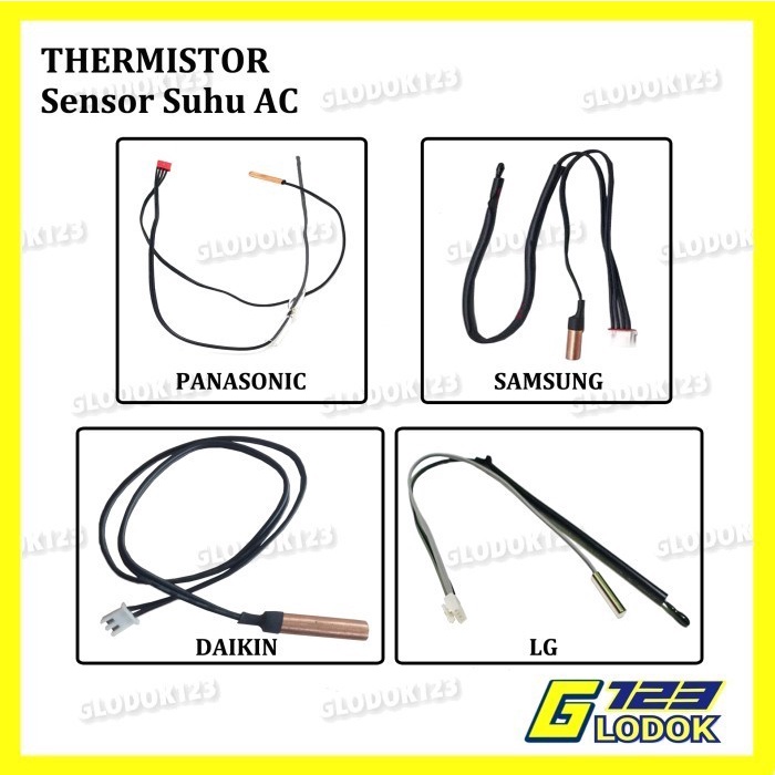 Thermistor AC Daikin Panasonic Samsung LG Termistor Sensor Suhu