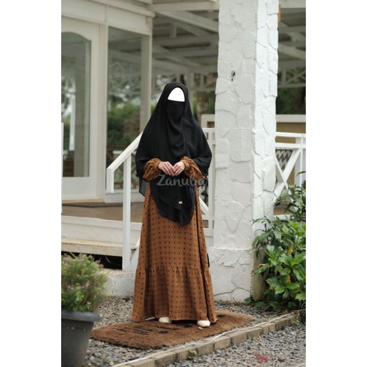 Dots Two tone Zanuba Gamis