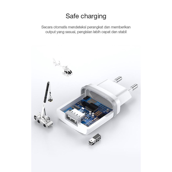 Charger Robot Micro Quick Charge (ADAPTOR + KABEL)  #GARANSI1TAHUN