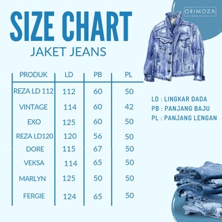 Jaket Jeans  Wanita Oversize Balon LD 100 LD 140