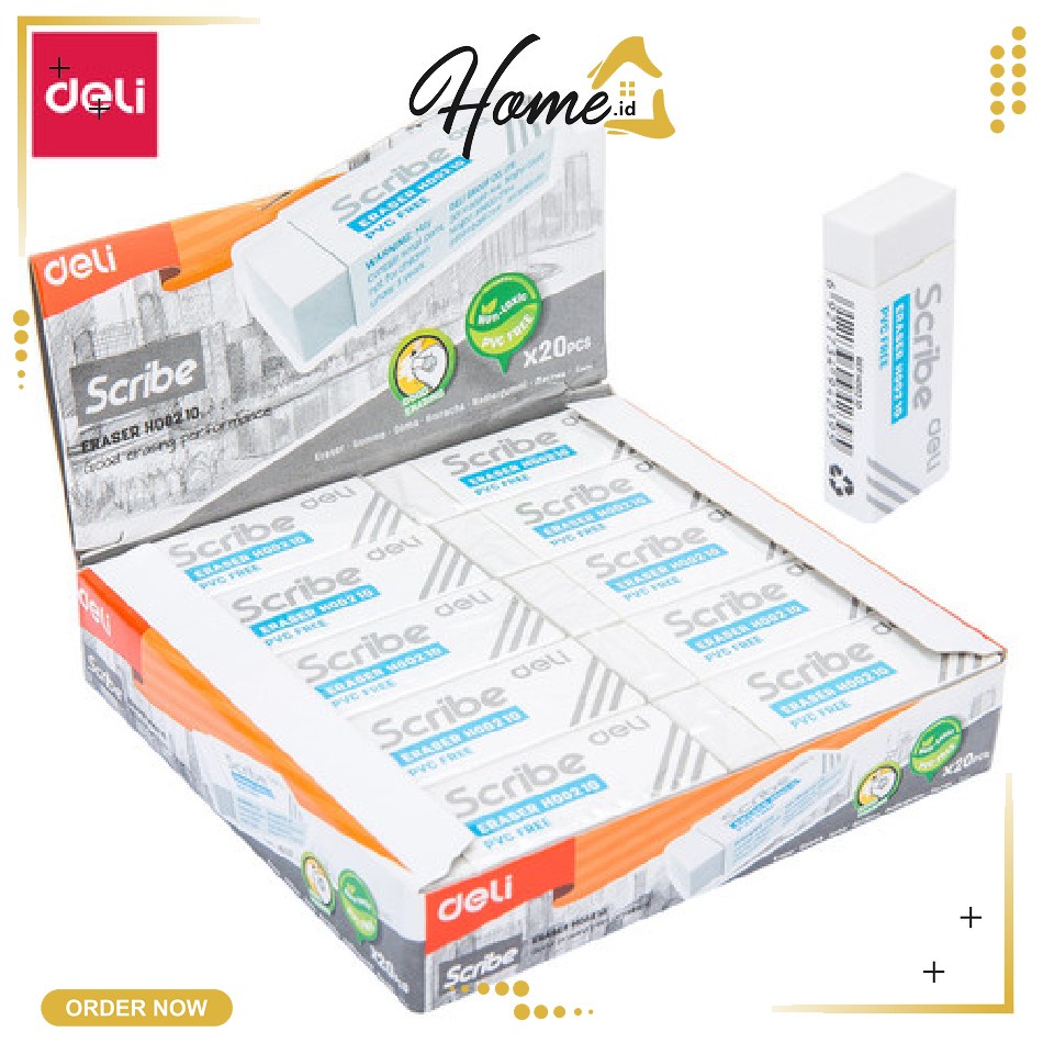 

Penghapus Pensil Putih DELI Scribe