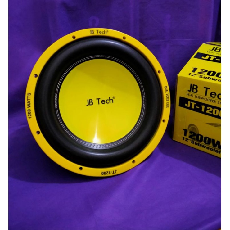 Subwoofer JB TECH JT -1200 Double Coil 12 Inch
