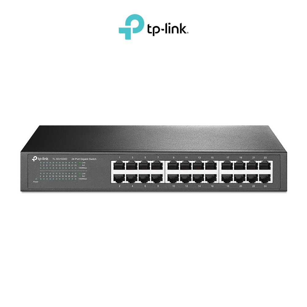 SWITCH HUB TP-LINK SWITCH 24 PORT GIGABITE SG1024D DESKTOP RACKMOUNT
