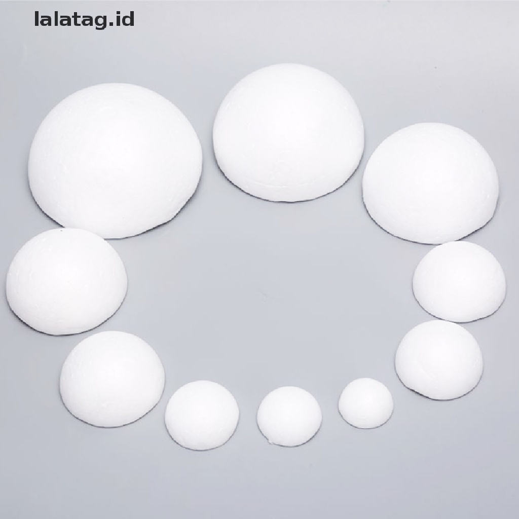 [lalatag] Polystyrene Styrofoam Half Ball Foam DIY Craft Dekorasi Pesta Hajatan [ID]