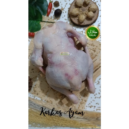

Karkas Ayam berat 0.8-0.9Gr