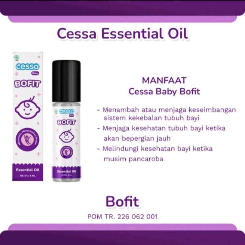 Cessa Essential Oil Baby / Cough lenire immune fever bugs / Essential oil baby