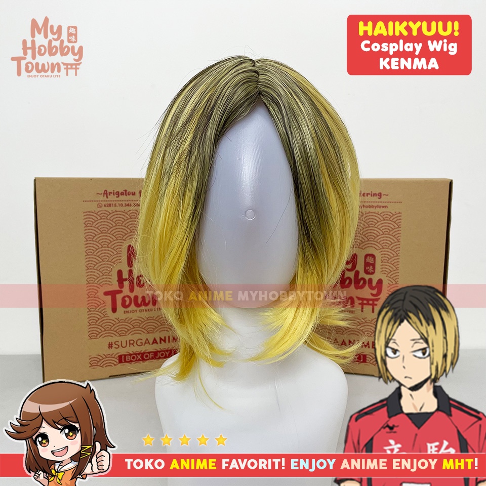 Wig Cosplay Anime Haikyuu : Kenma Kozume