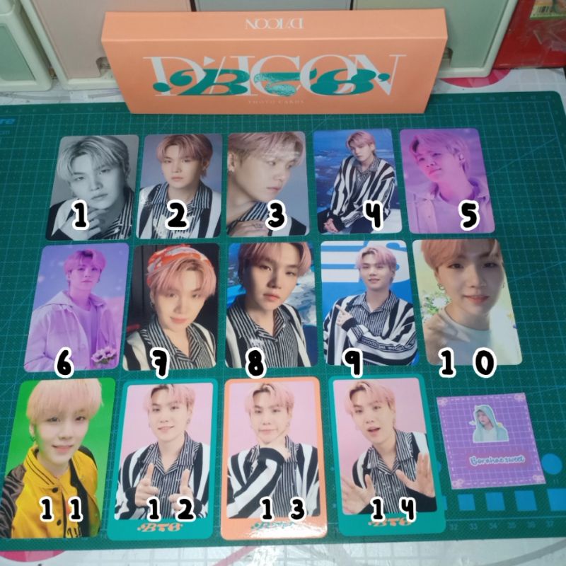 [ YOONGI / SUGA ] SHARING BTS DICON 102 / BTS DICON MINI / RM JIN SUGA J-HOPE JIMIN V JUNGKOOK