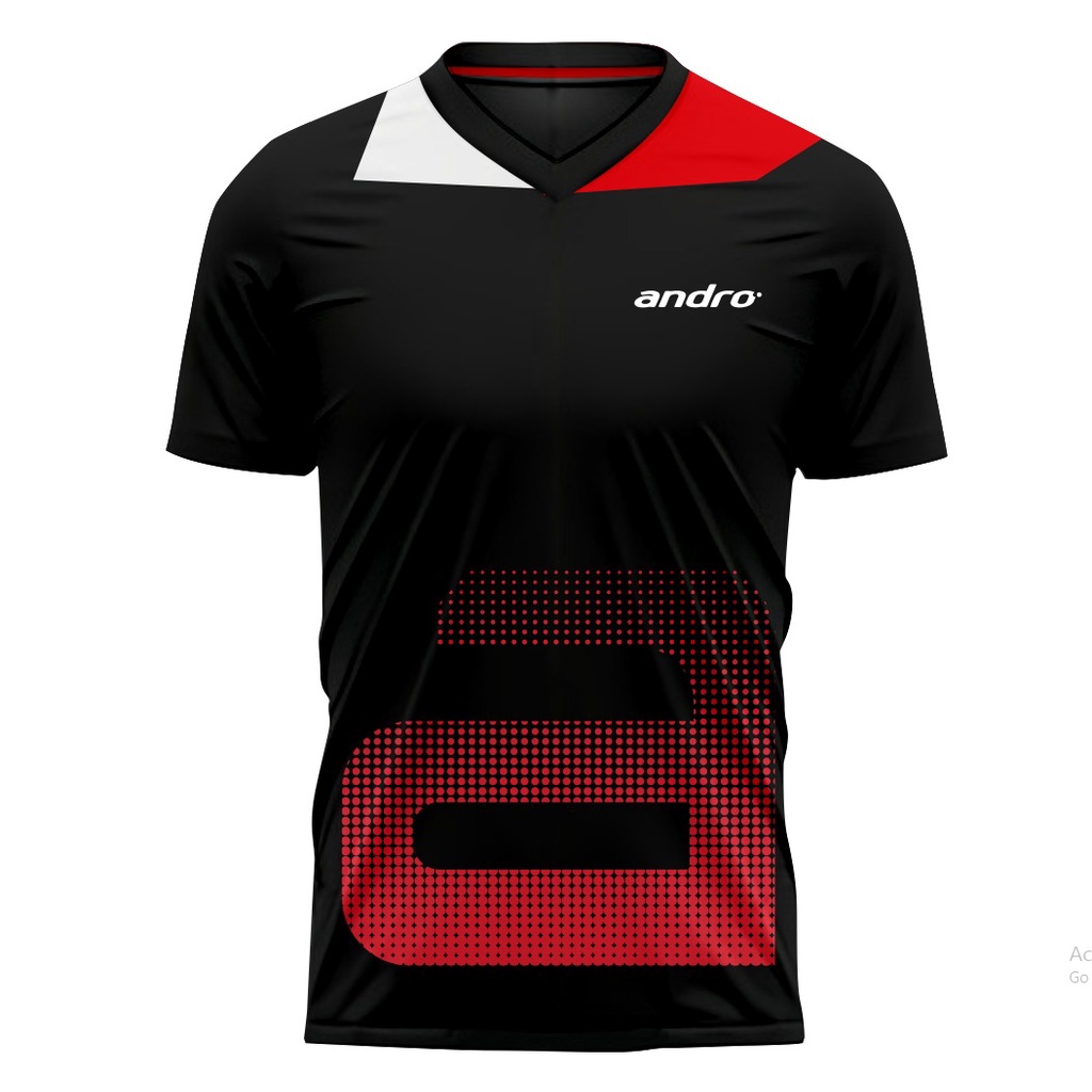 JERSEY ANDRO SINGLE PRINTING / JERSEY TENNIS MEJA PINGPONG