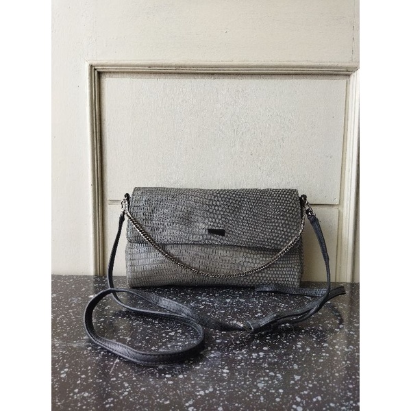 TAS SLING WANITA KULIT ASLI ROUGE & LAUNGE RL SECOND BRANDED IMPORT