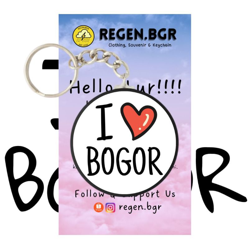 Gantungan Kunci | Gantungan Kunci Bogor | Oleh-oleh Khas Bogor | Ganci Bogor