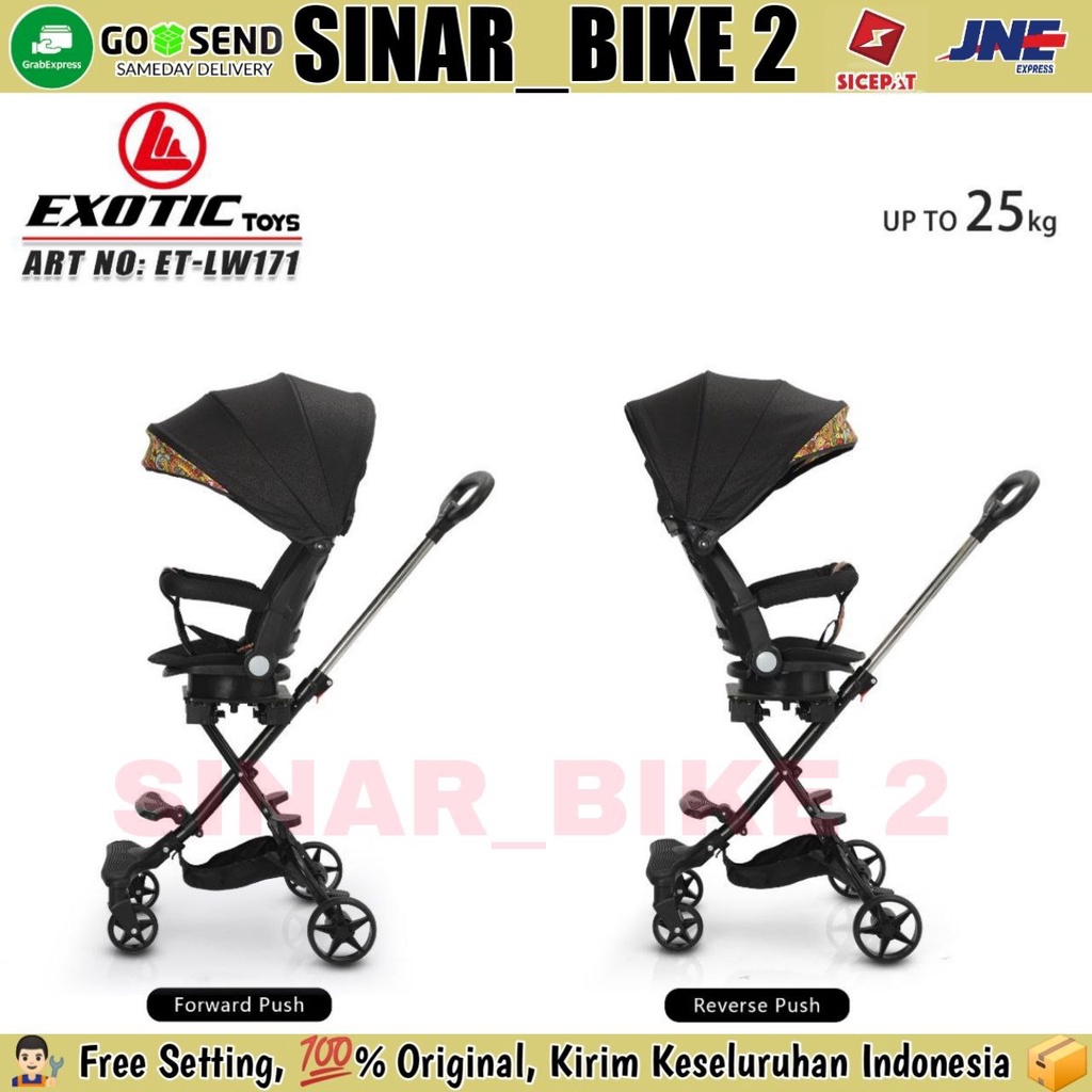 Baby Magic Stroller EXOTIC LW 171 Kanopi Kereta Dorong Bayi By Pacific