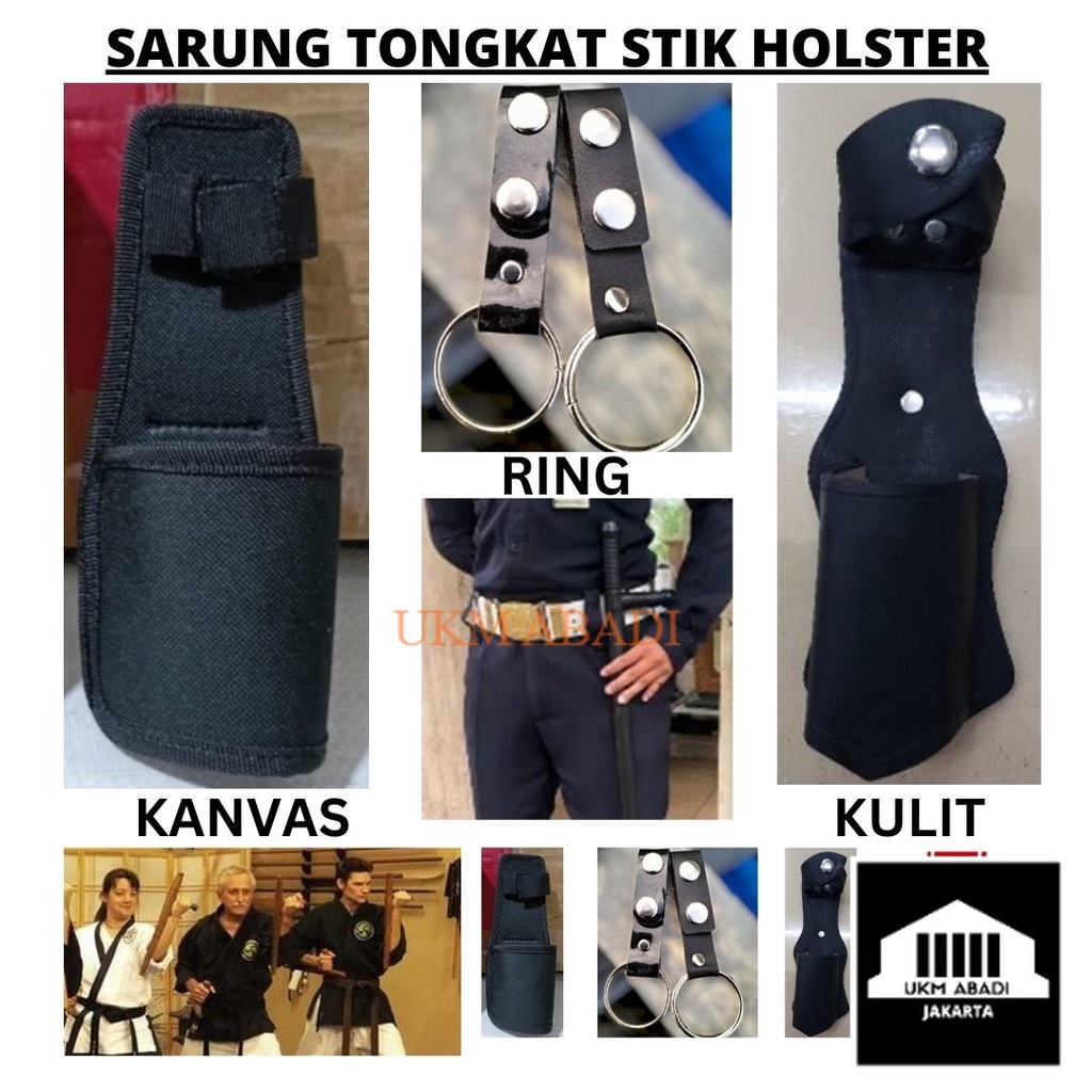 Tas Holster Sarung Stik Tongkat Pentungan Satpam Serbaguna